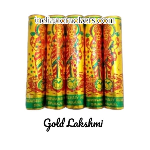4inch dlx Gold lakshmi(5 pcs)