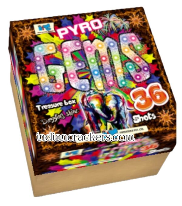 Pyro Gems(2 Inch 36 Shots From Elephant)